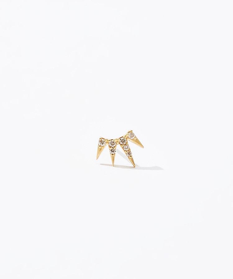 [dawn] K10 mere diamonds pierced earring