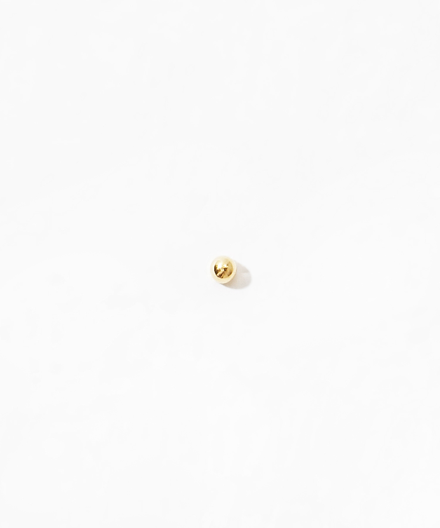 [grain] K10 stud pierced earring