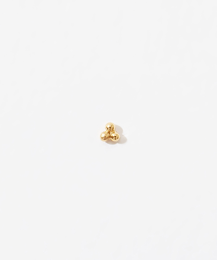 [ancient] K10 grape pierced earring