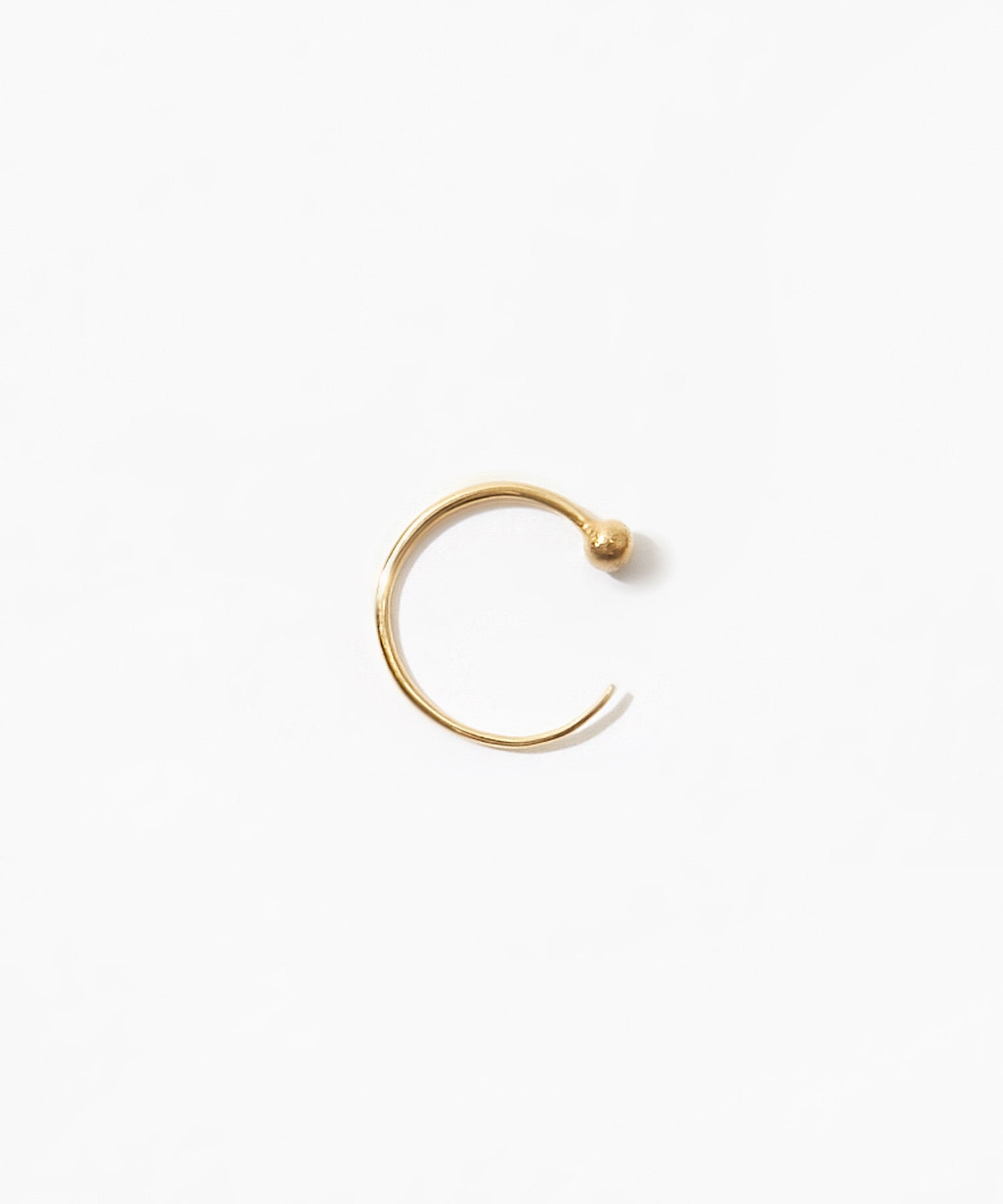 [ancient] K10 stud mini hoop pierced earring