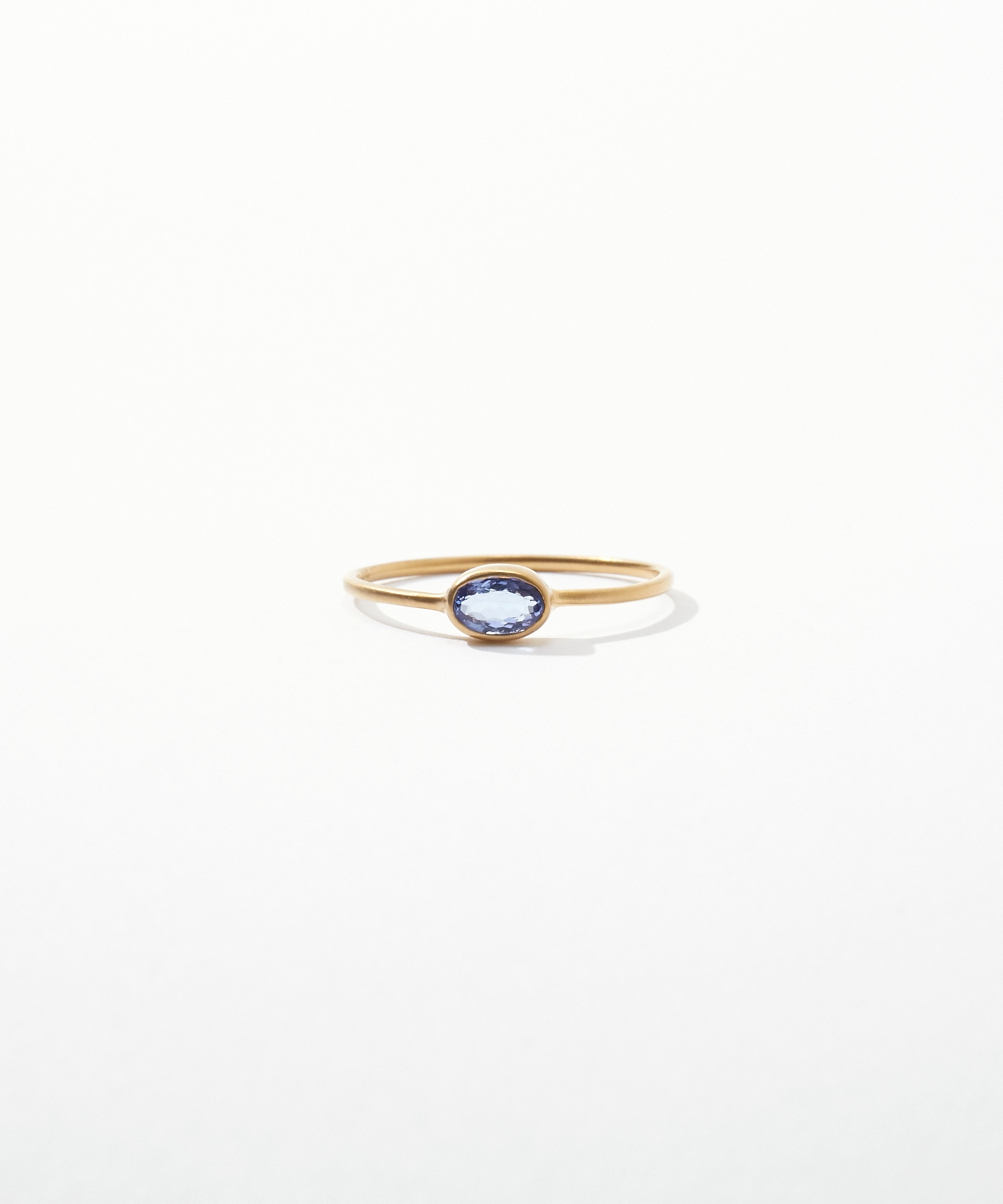 [jardin] K10 oval tanzanite ring