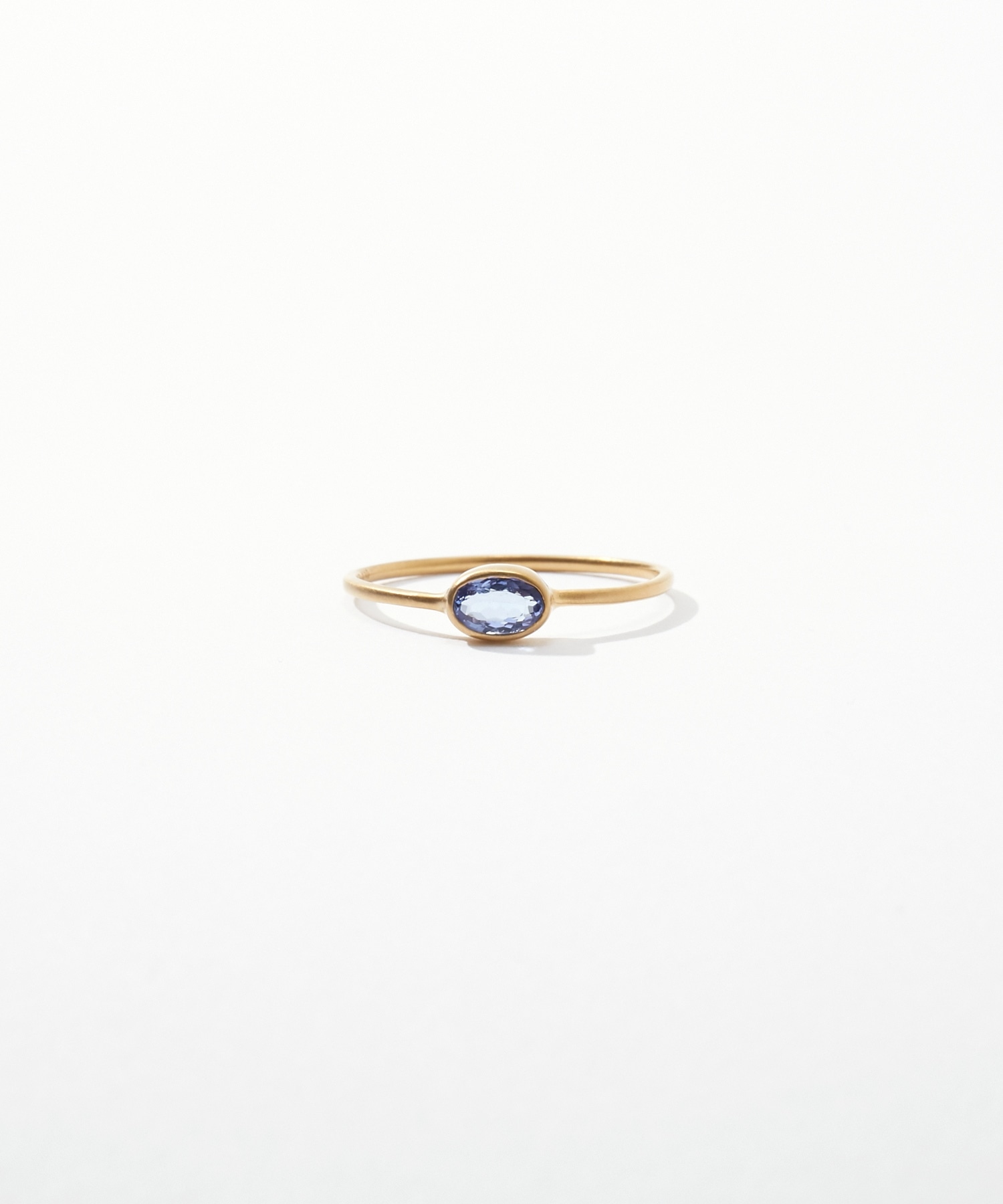 [eden] K10 oval tanzanite ring