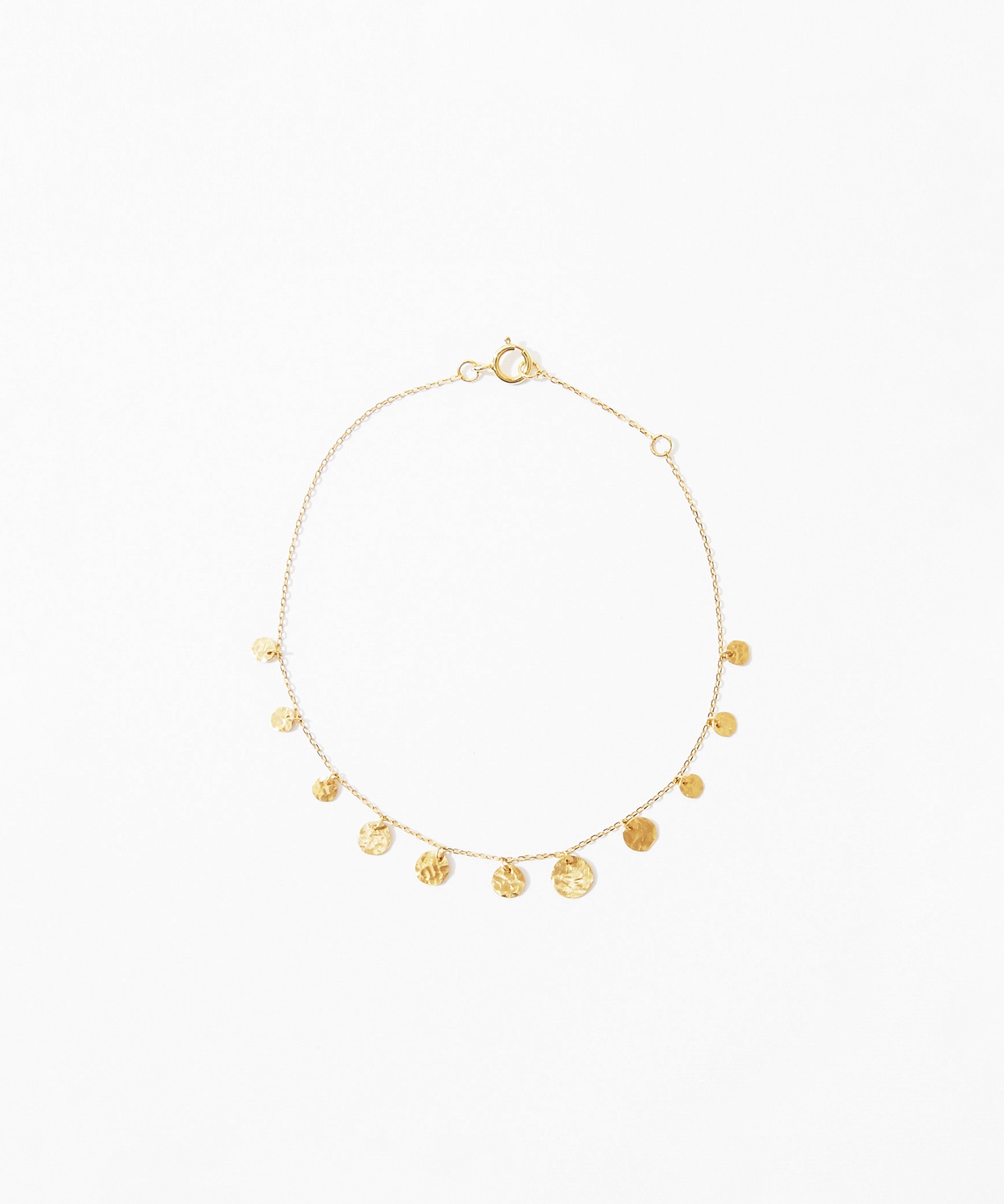 [krishna] K10  coin chain bracelet