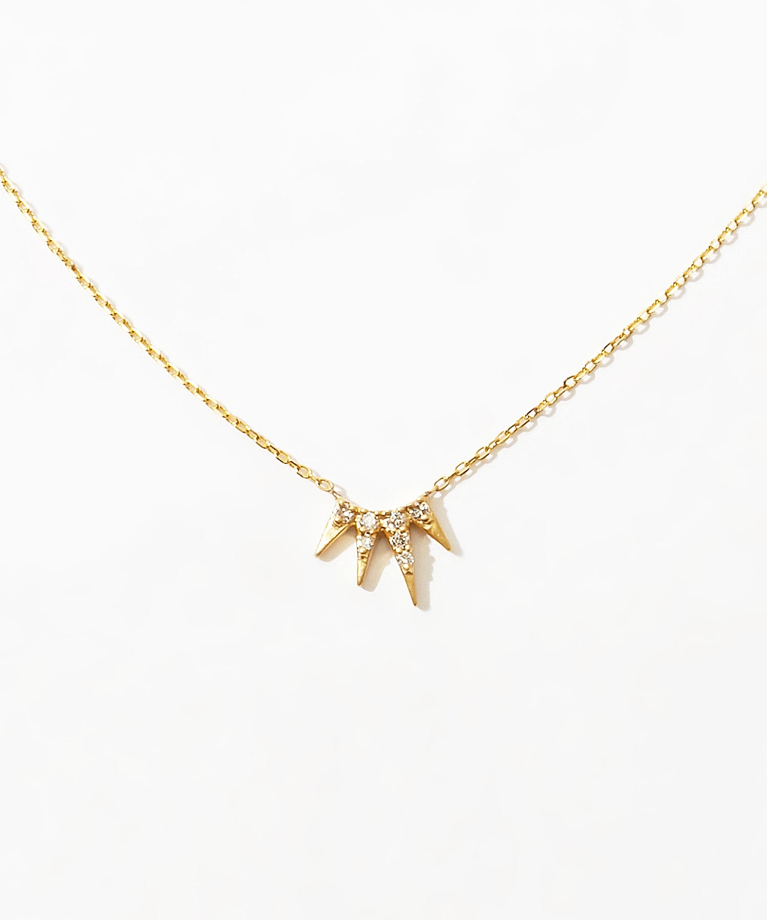 [dawn] K10 mere diamonds necklace