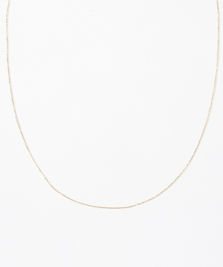 [basic] K10 chain short necklace
