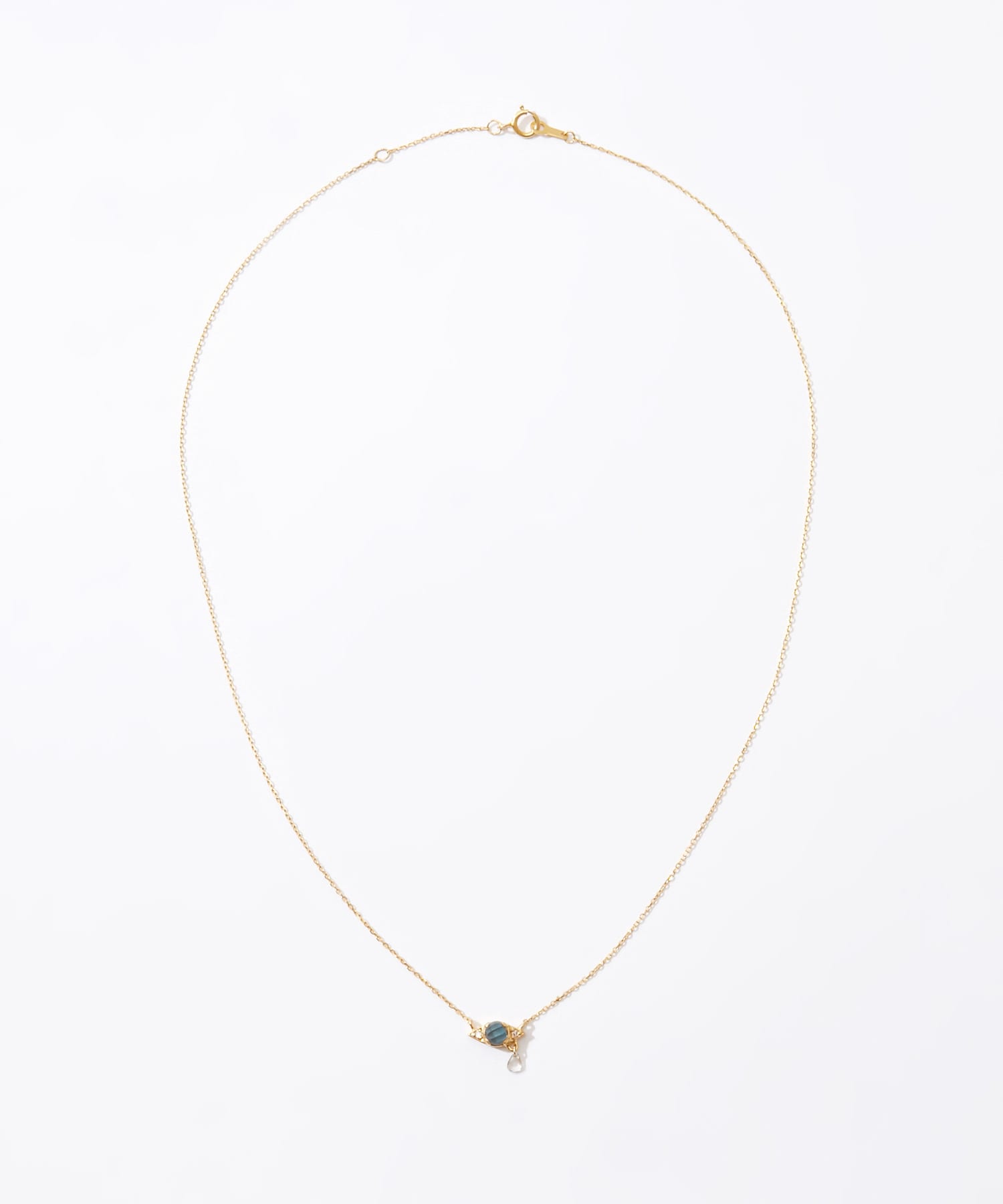 eden] evil eye K10 ロンドンブルートパーズ ネックレス｜ARTIDA OUD