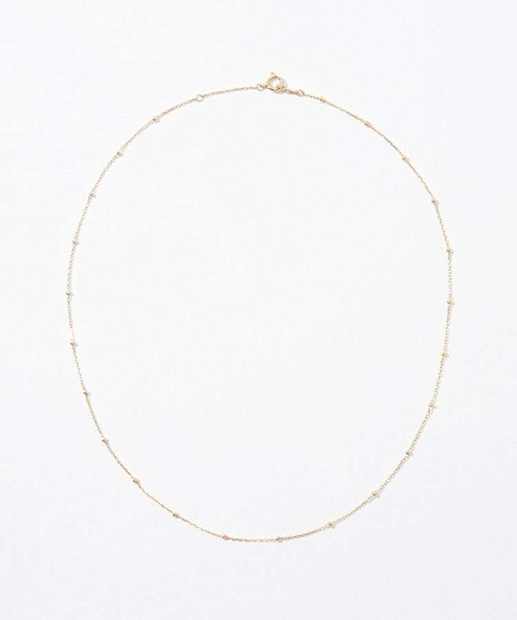 [grain] K10 studs chain choker