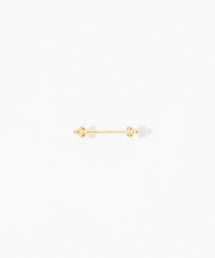 [ancient] double grape bar stud pierced earring