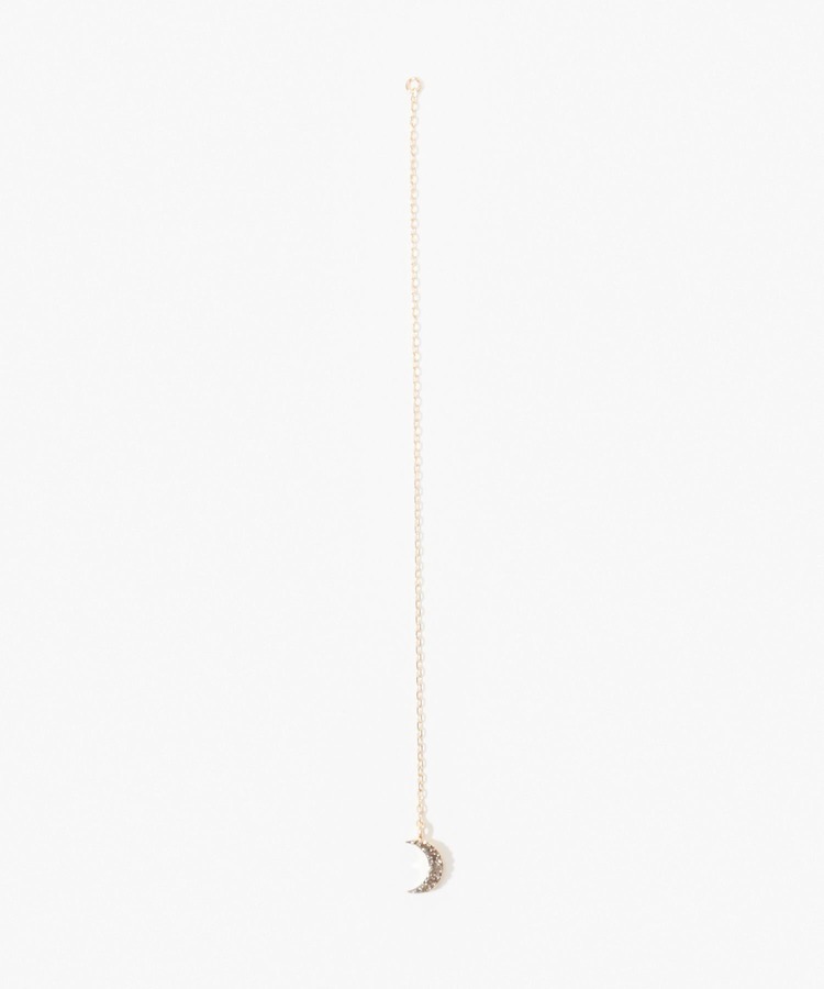 [selene] new moon chain ear charm