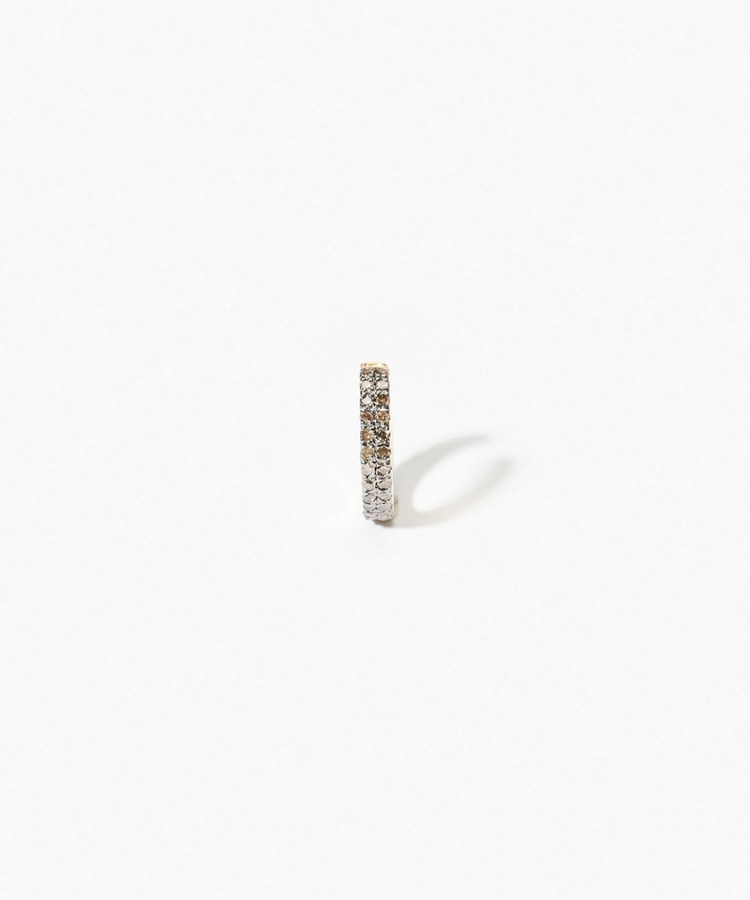 [glimmer] double pave small ear cuff