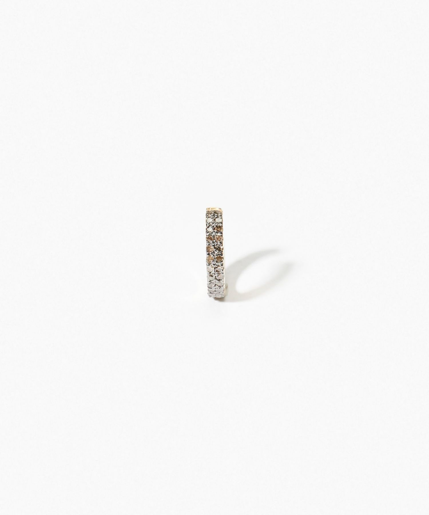 [glimmer] double pave small ear cuff