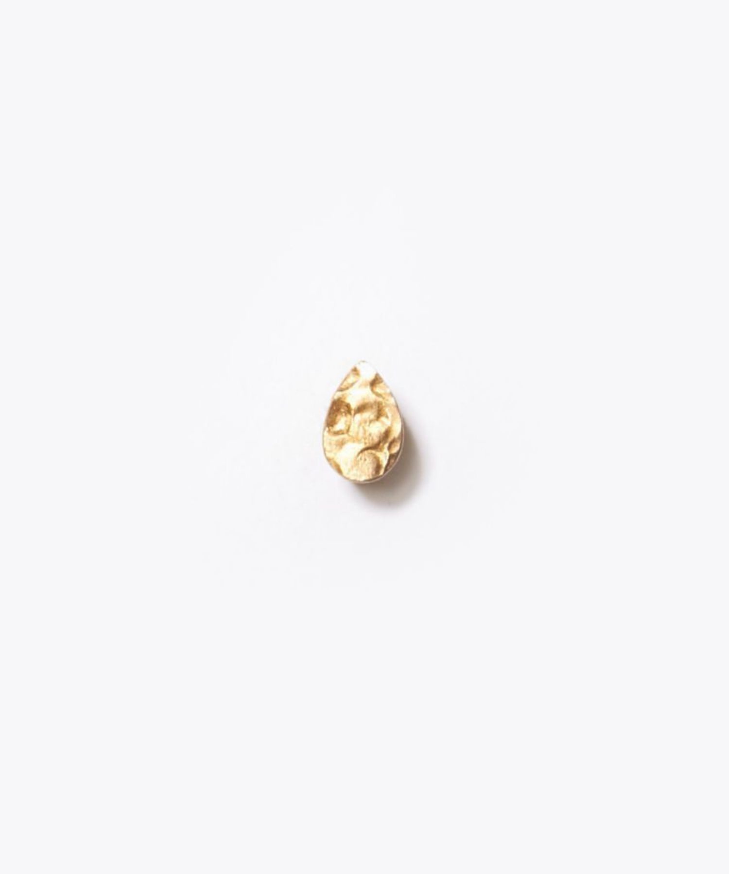 [krishna] K10 drop coin stud  pierced earring