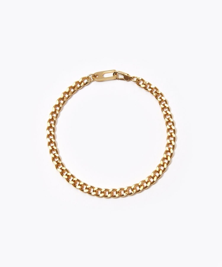 [basic] curve chain bracelet