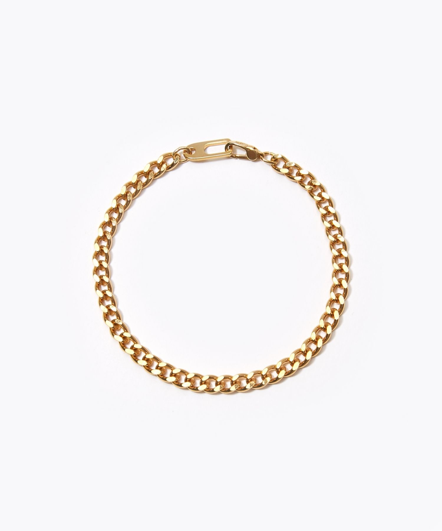 [cord] curve chain bracelet