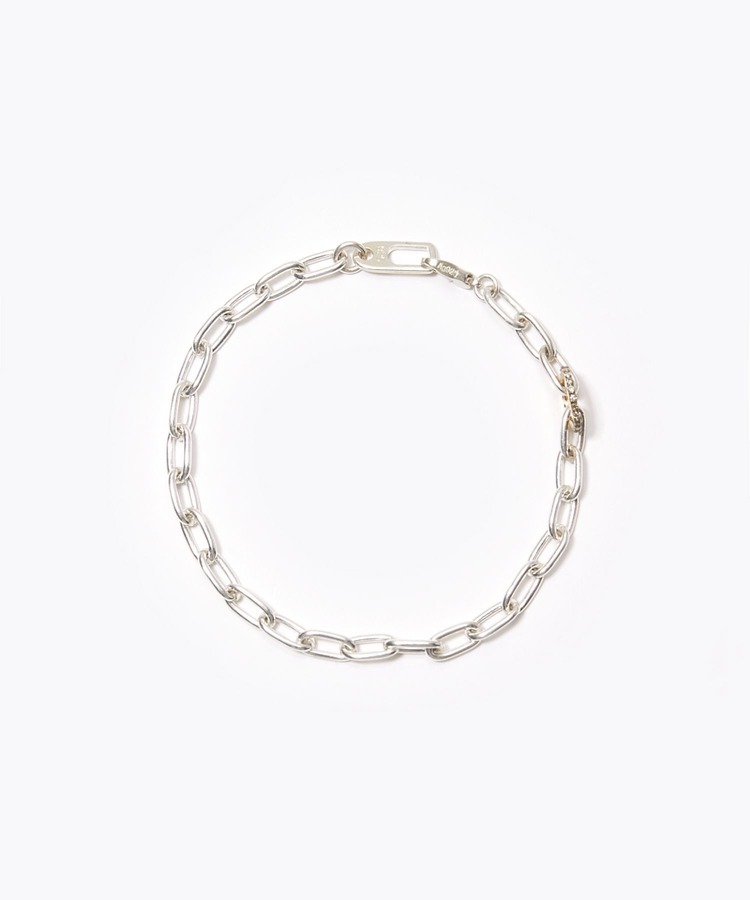 [cord] cable chain silver bracelet