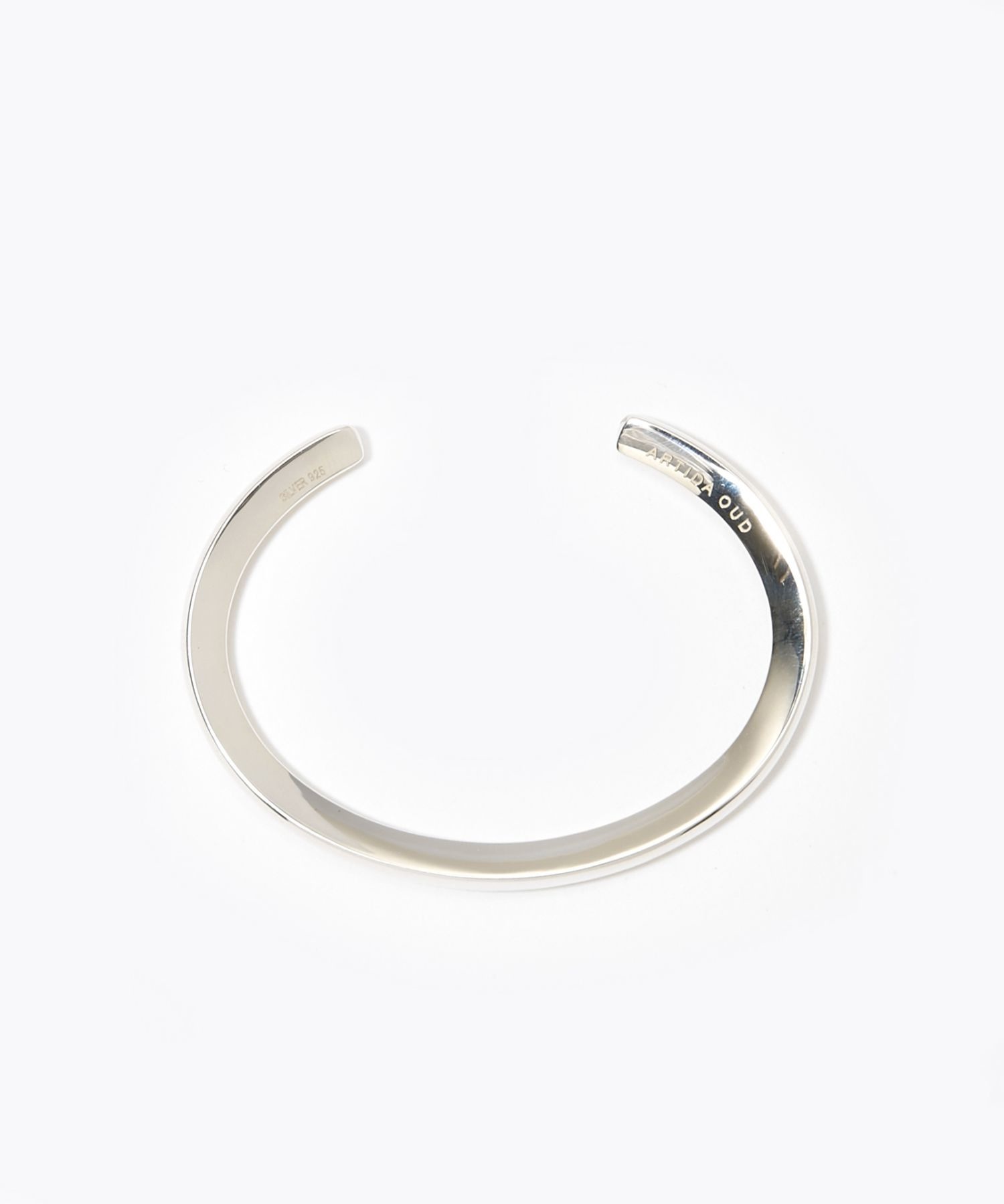 [bone] unisex organic thin silver bangle