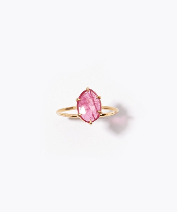 [eden] K10 fig ruby ring