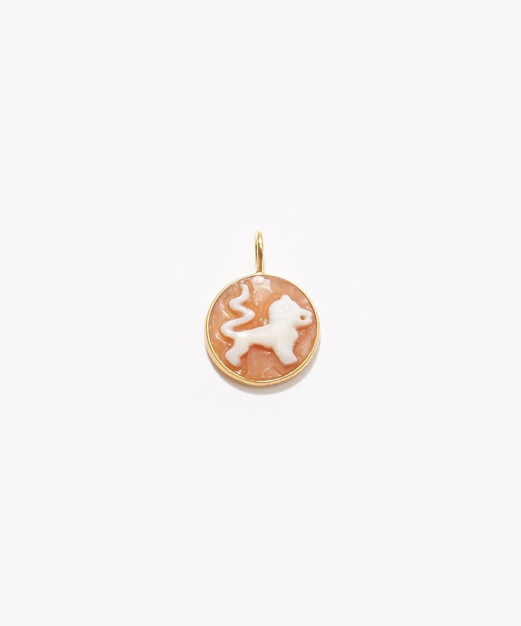 [constellation] Leo cameo curving charm