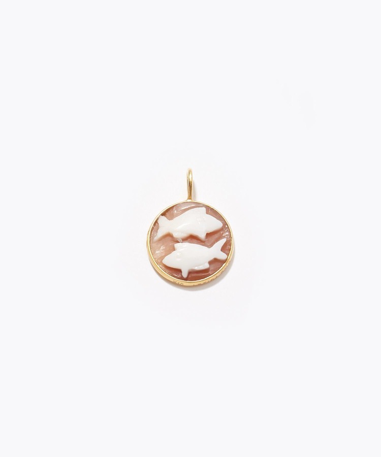[constellation] Pisces cameo curving charm