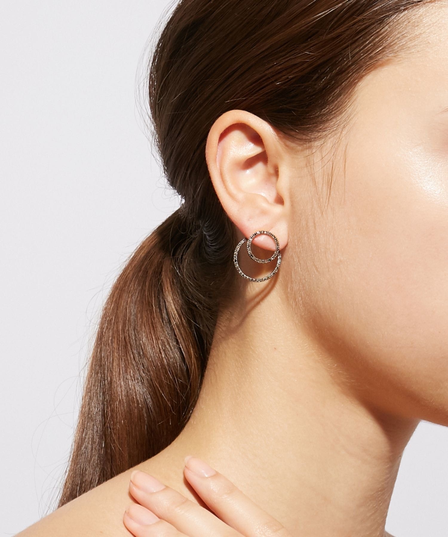 gaia] パヴェダイヤモンド サークル スタッドピアス｜ARTIDA OUD（アル