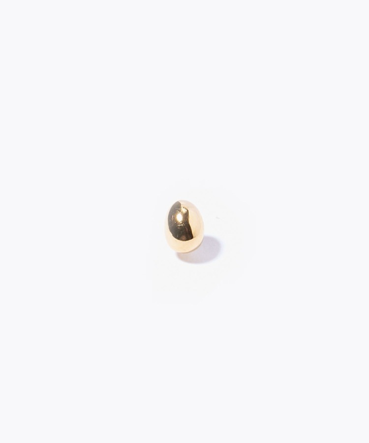 [bone] bean petit pierced earring