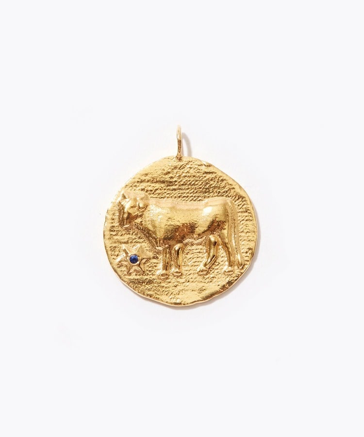 [constellation] Taurus big coin charm