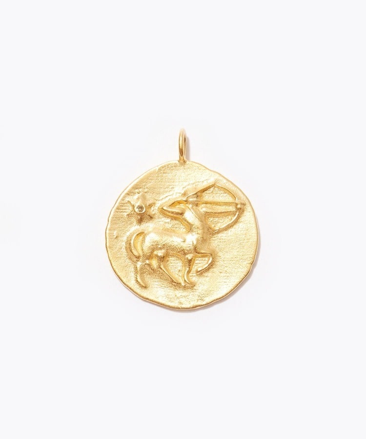 [constellation] Sagittarius big coin charm