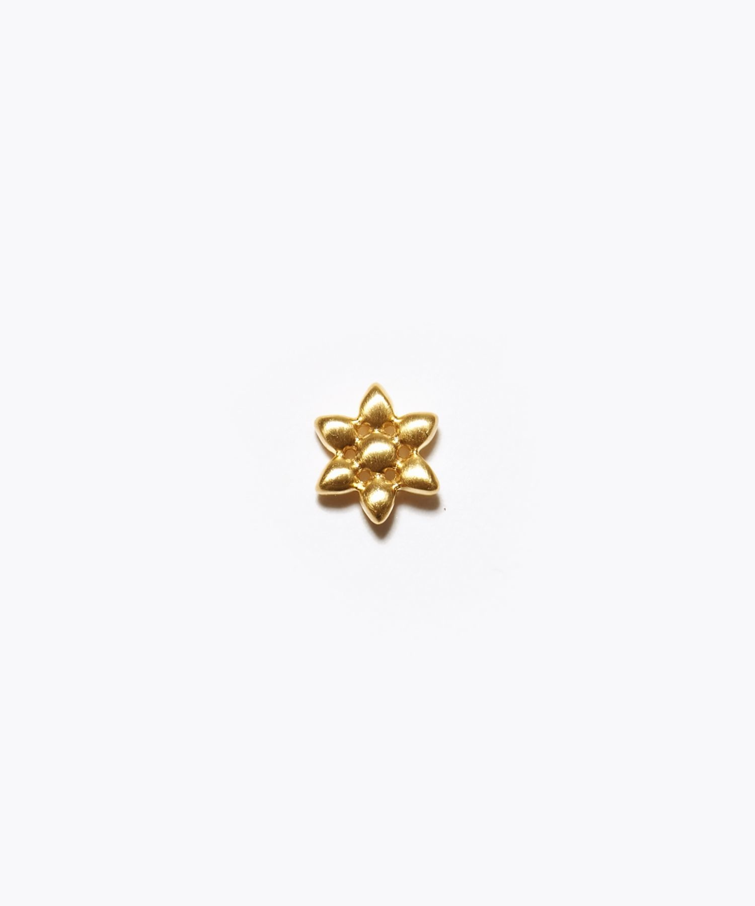 [anise] K10 petite rose studs single pierced earring