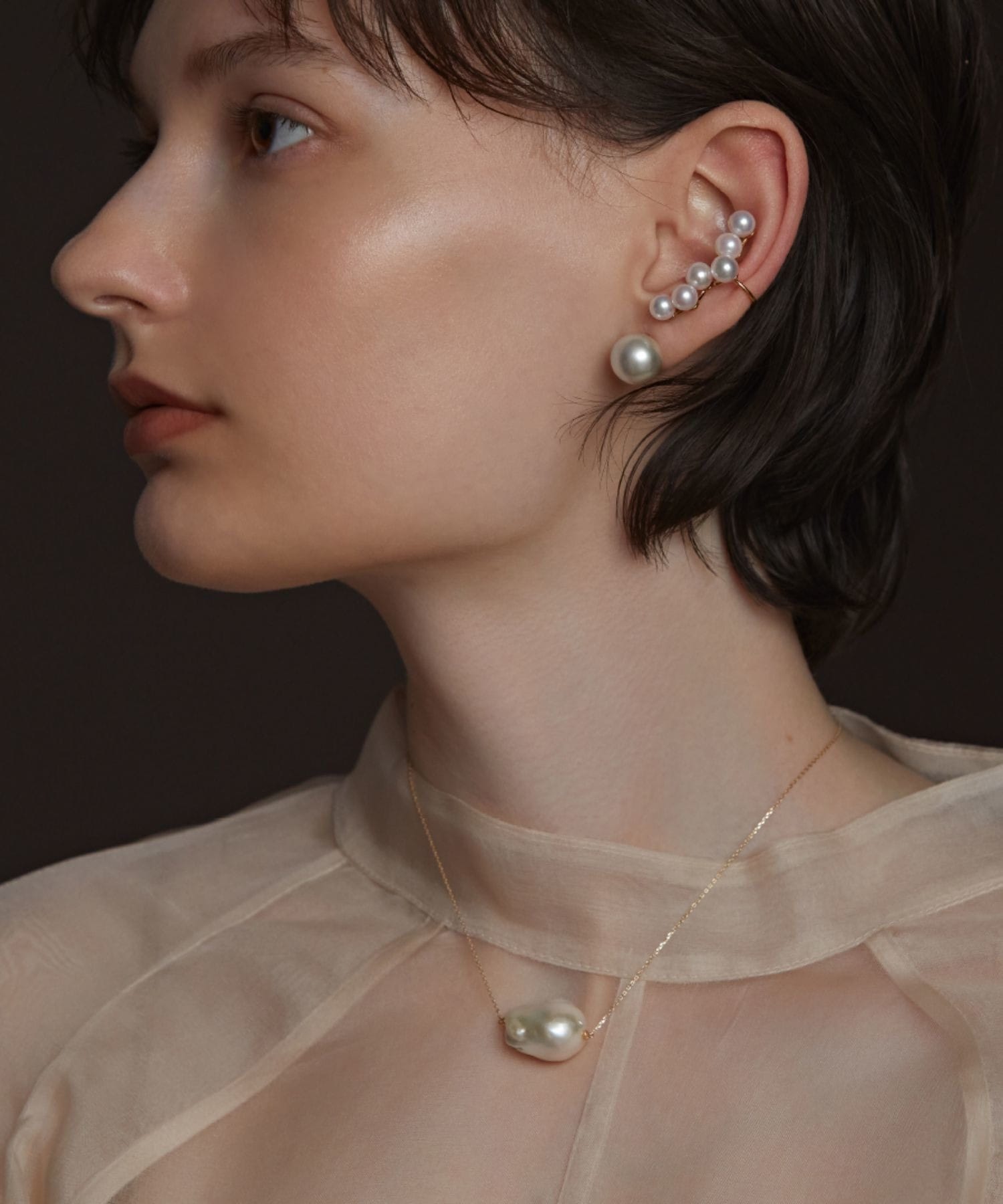 Pear K10 淡水バロックパール ネックレス Artida Oud アルティーダ ウード