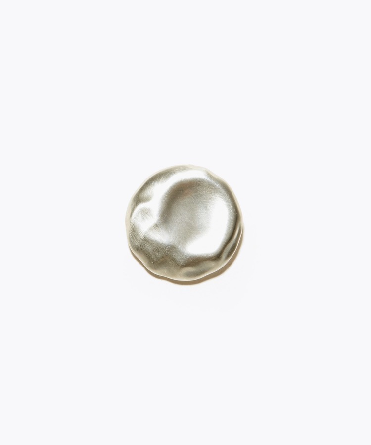 [ancient] liquid silver studs single pierced earring