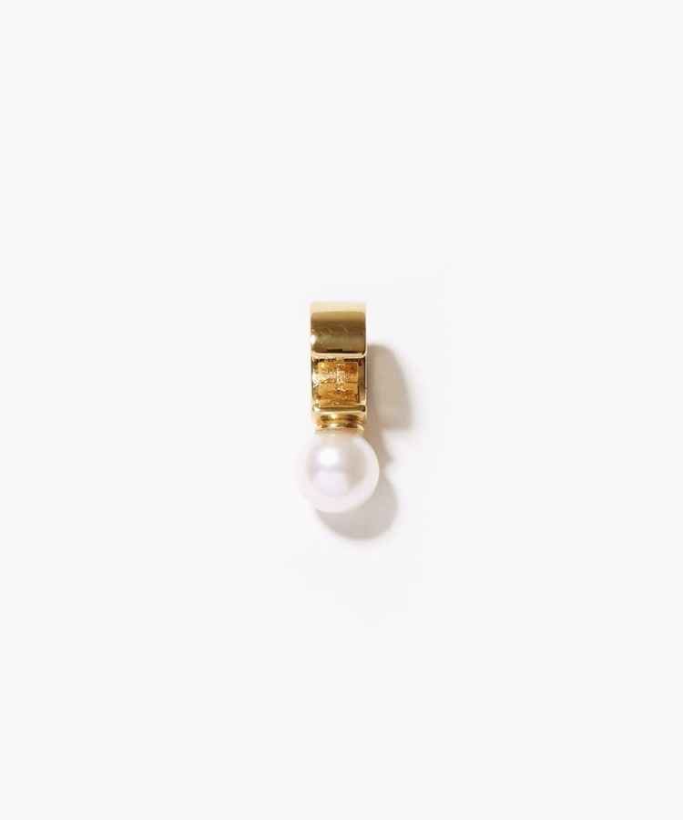 [philia] silver akoya pearl mini band cuff