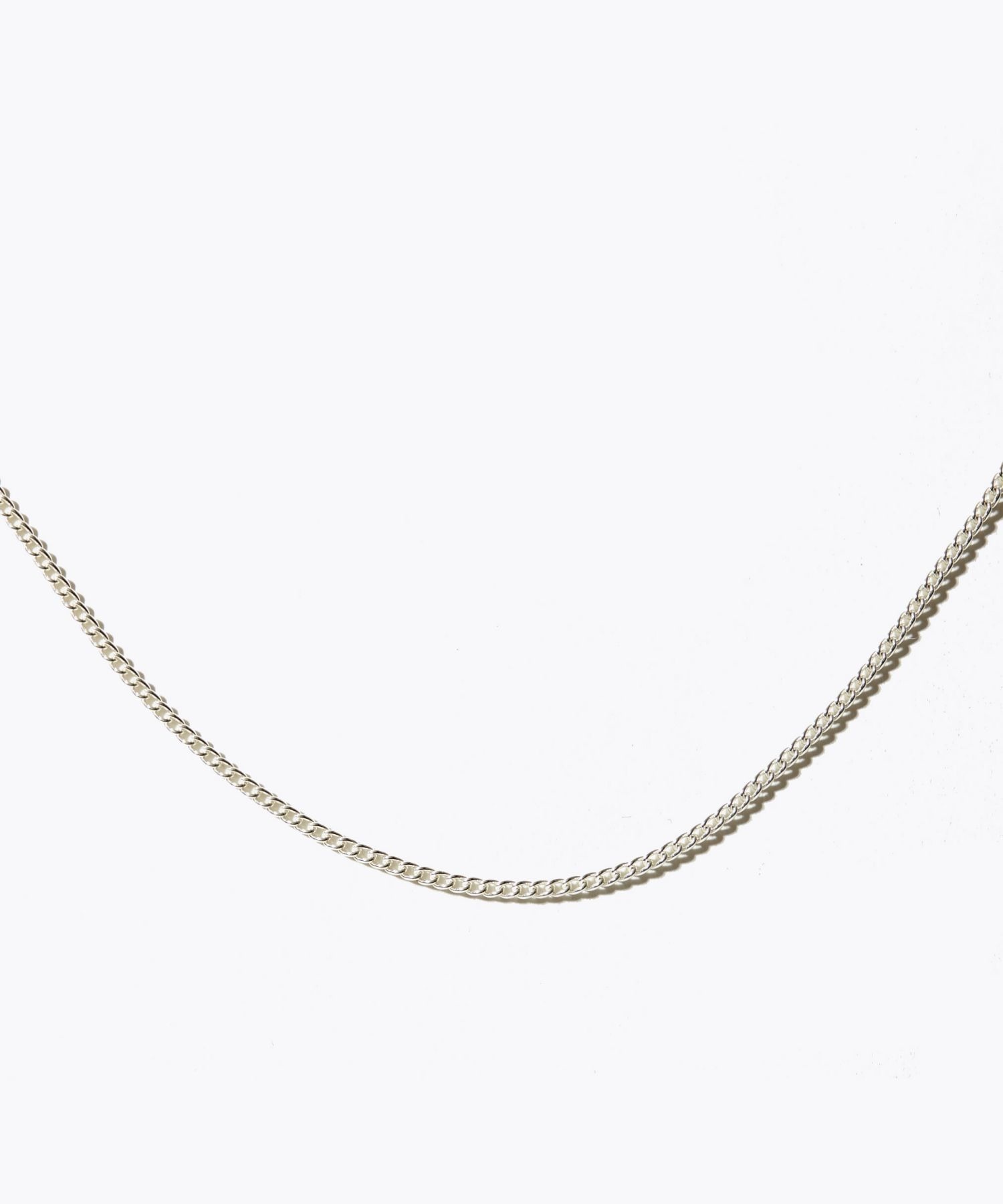 [ancient] シルバー カーブチェーン 60cm ネックレス