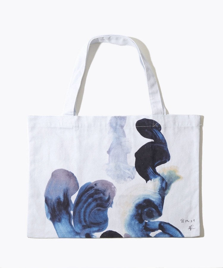 [other] Audrey Fondecave×ARTIDA OUD BM 01 blue malachite M size organic cotton tote bag