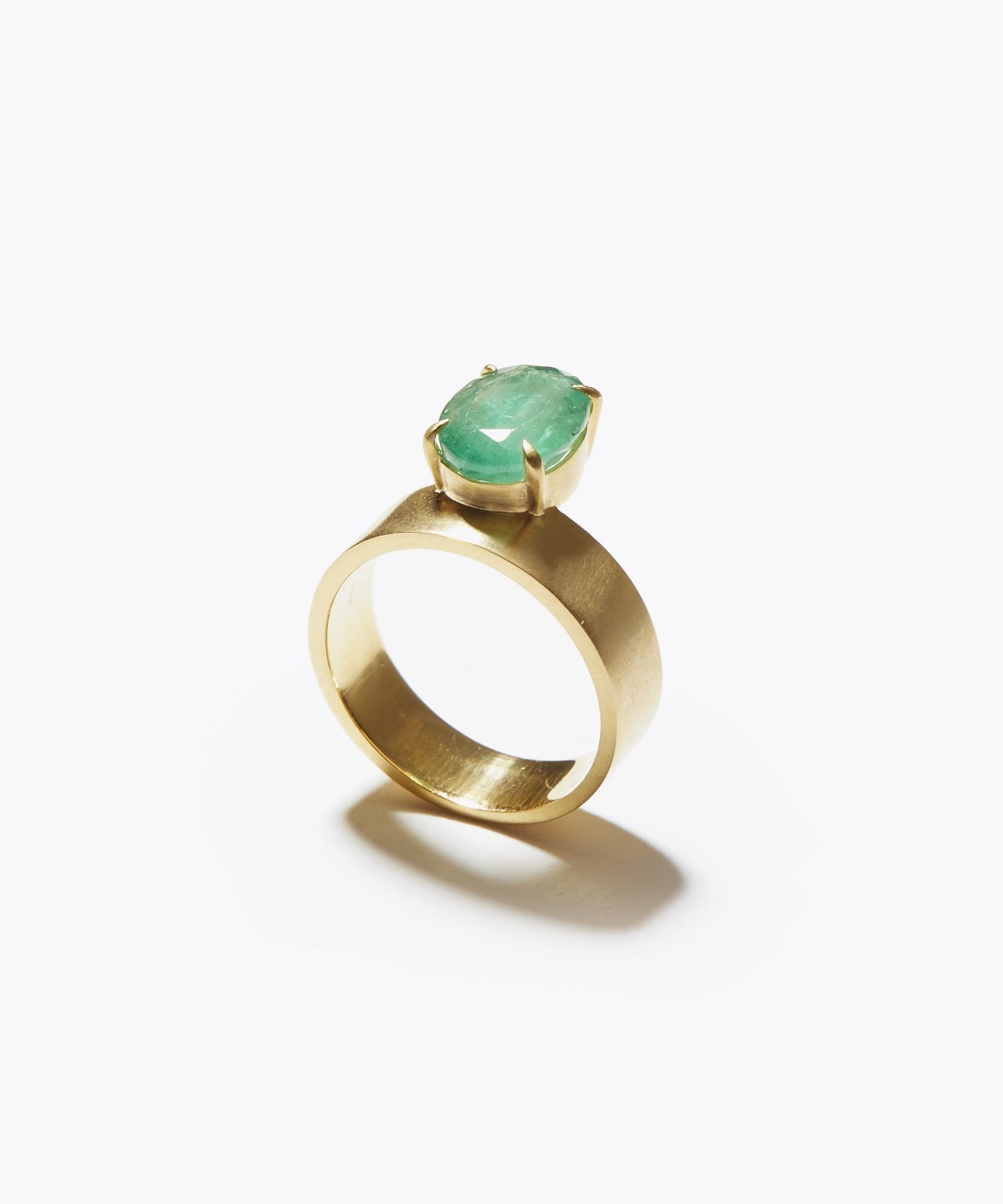 Ancient オーバル エメラルド バンド リング Artida Oud アルティーダ ウード