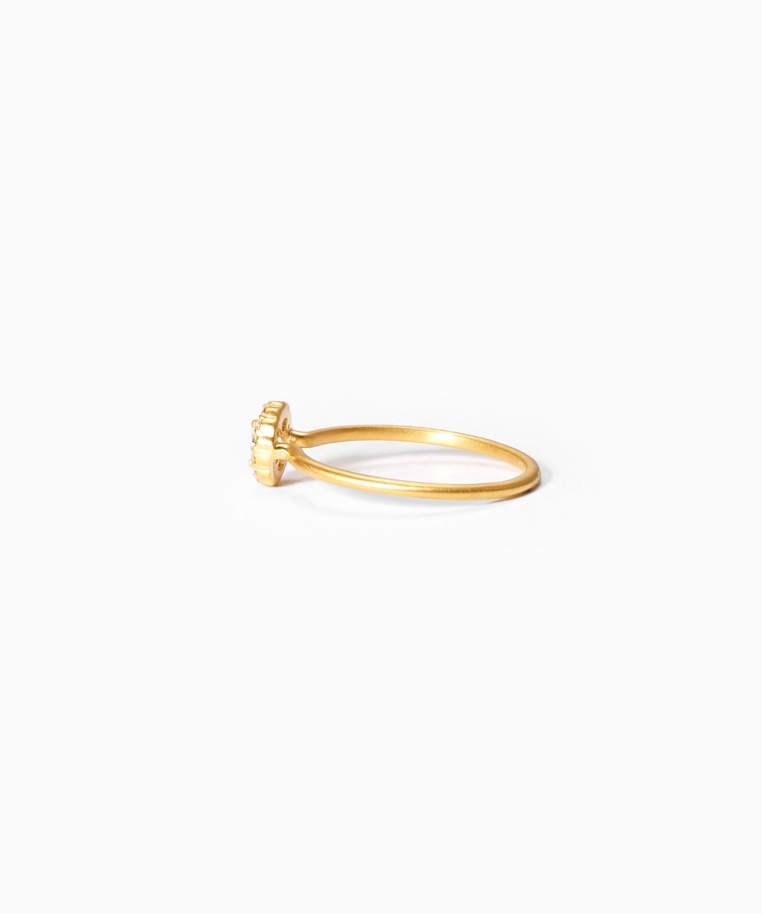 saphed] K18 empyreal 0.25ct ラボグロウンダイヤモンド パヴェ