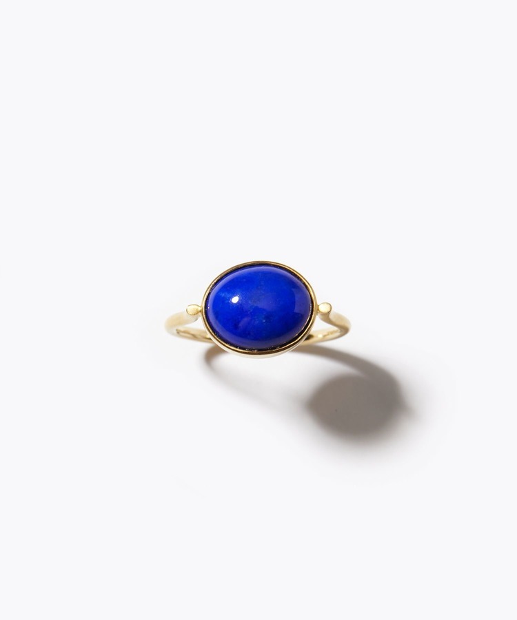 [ancient] cabochon lapis lazuli ring