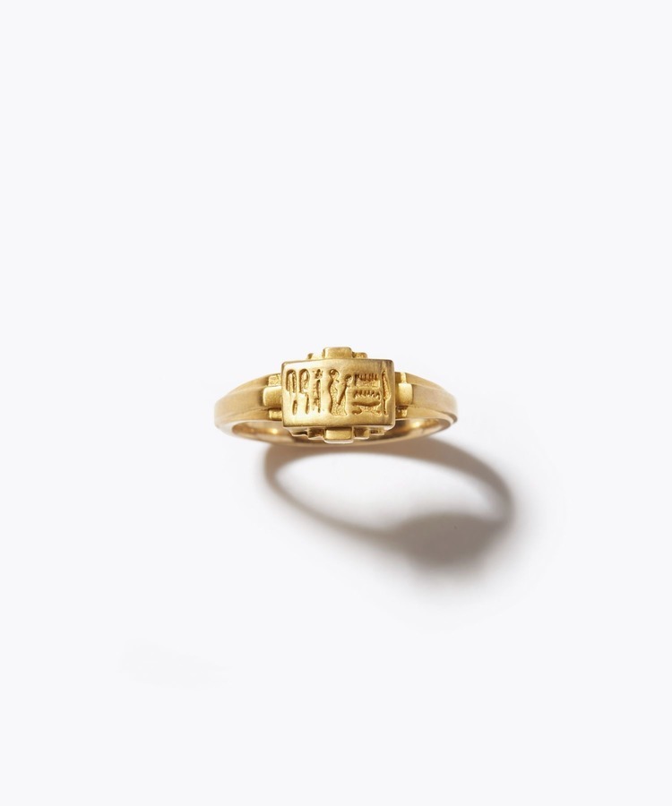 [ancient] signet hieroglyph ring