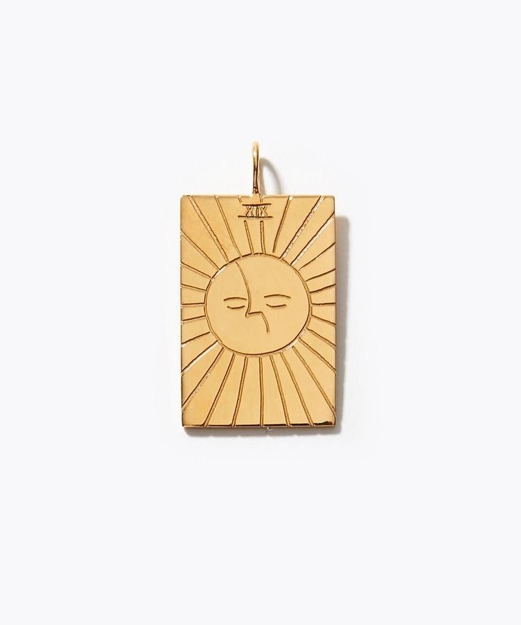 [tarot] The Sun rectangle plate charm