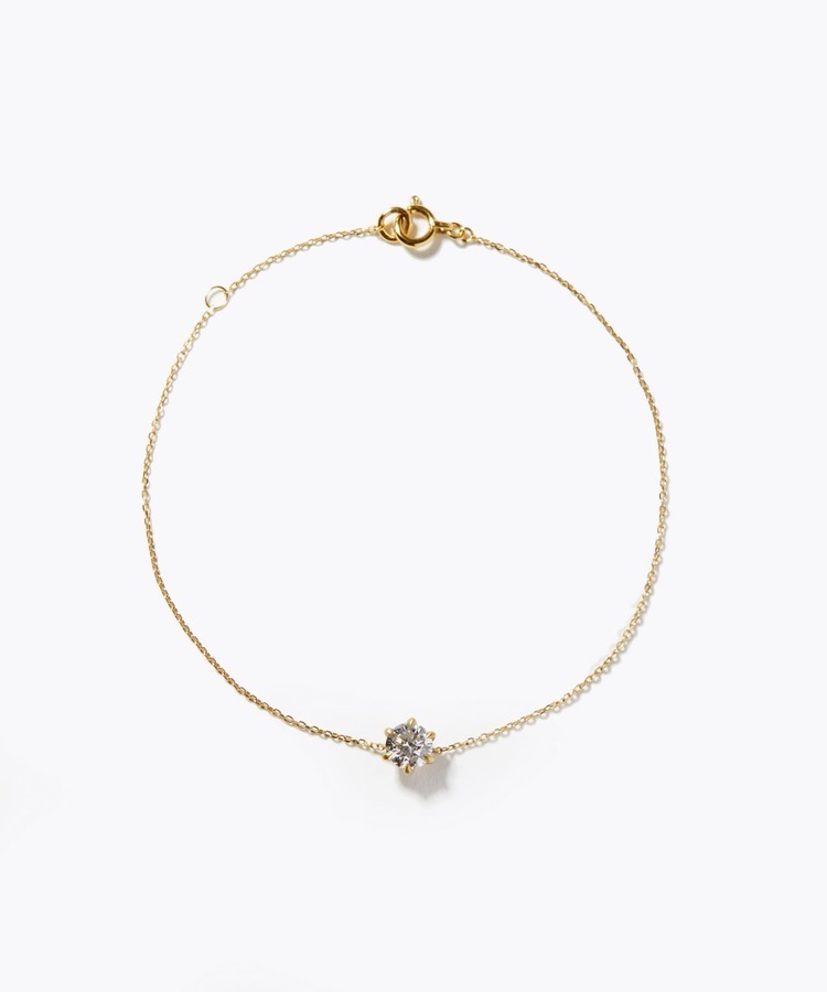 [pure] K18 lab grown diamond bracelet