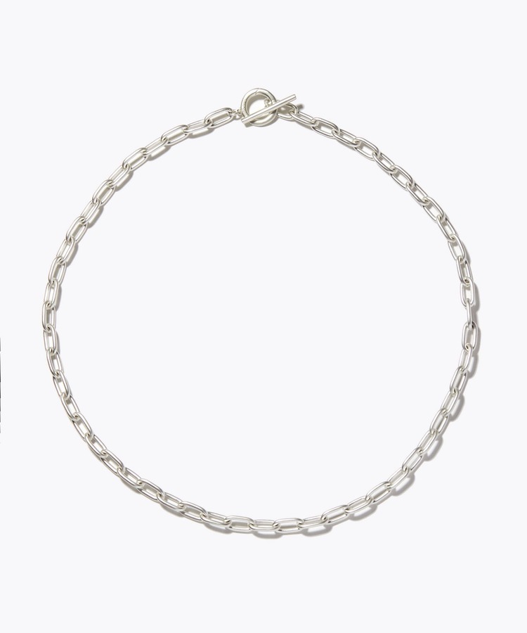 [basic] cable chain silver choker