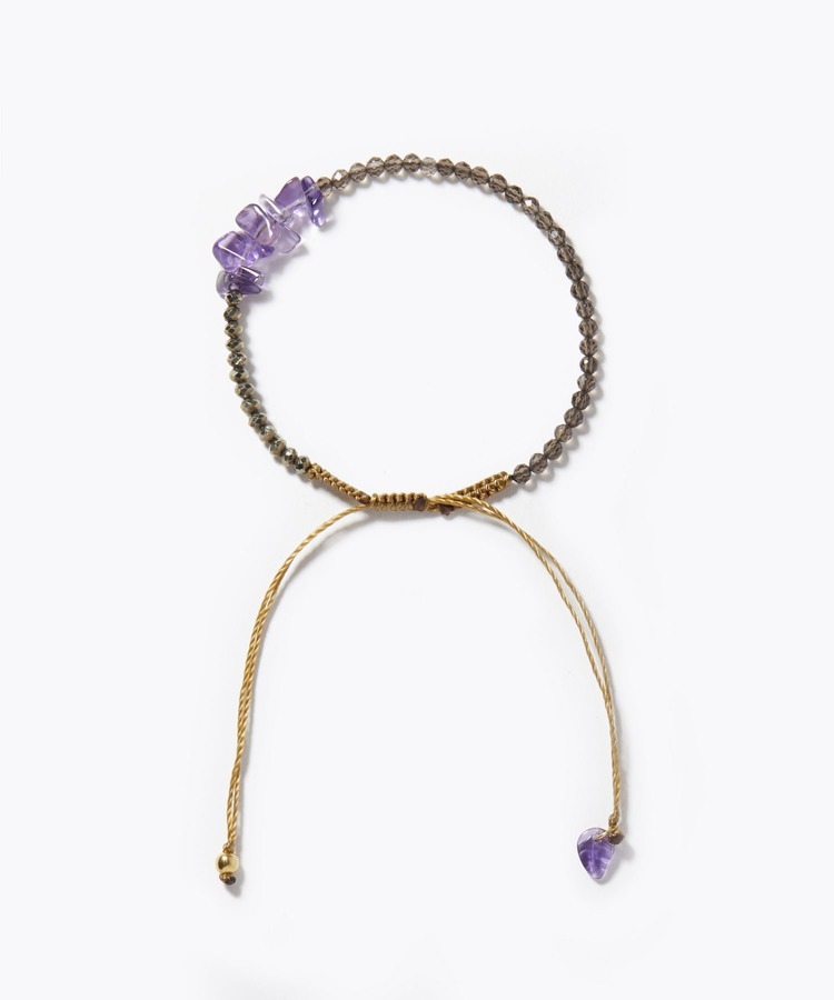 [I am donation] multi purple bracelet