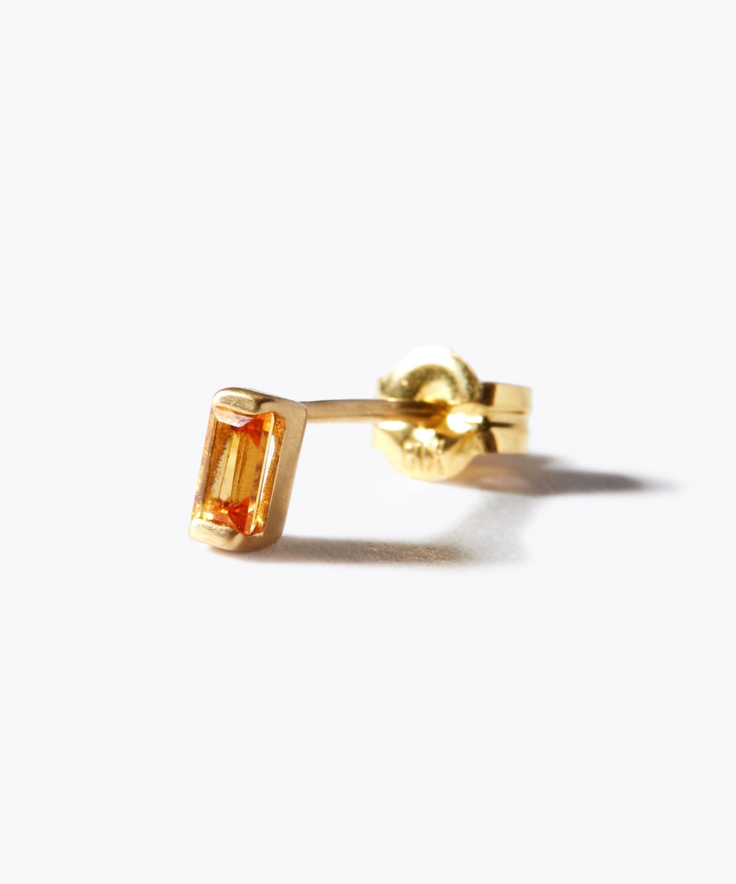 天然イエロー サファイア ピアス1.36ct k18 ¥