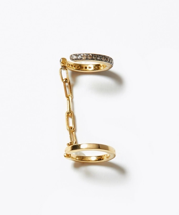 [glimmer] diamonds pave chain cuff