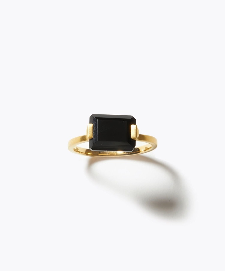[ancient] rectangle onyx ring