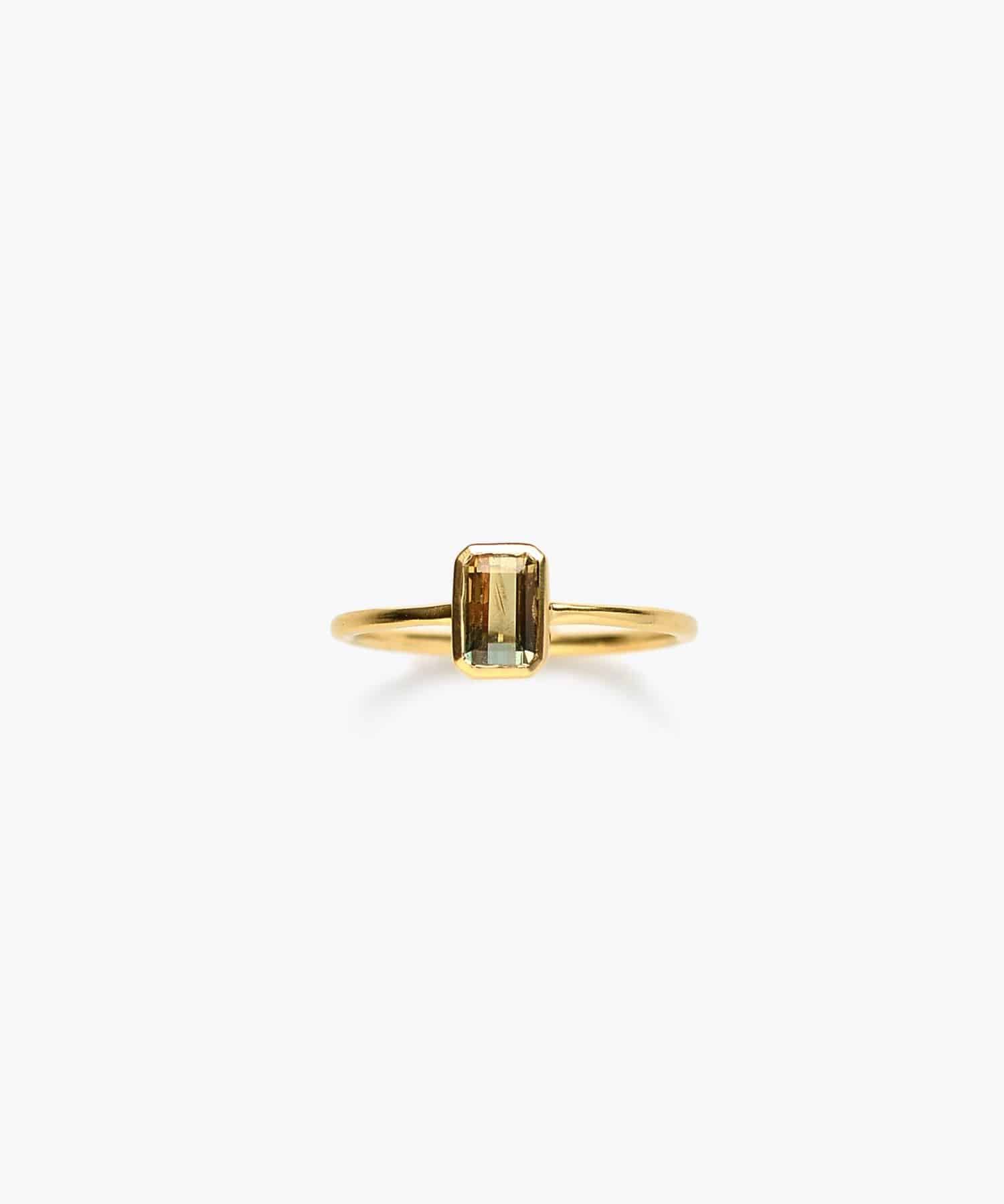 バイカラーサファイア＊K10 ring-