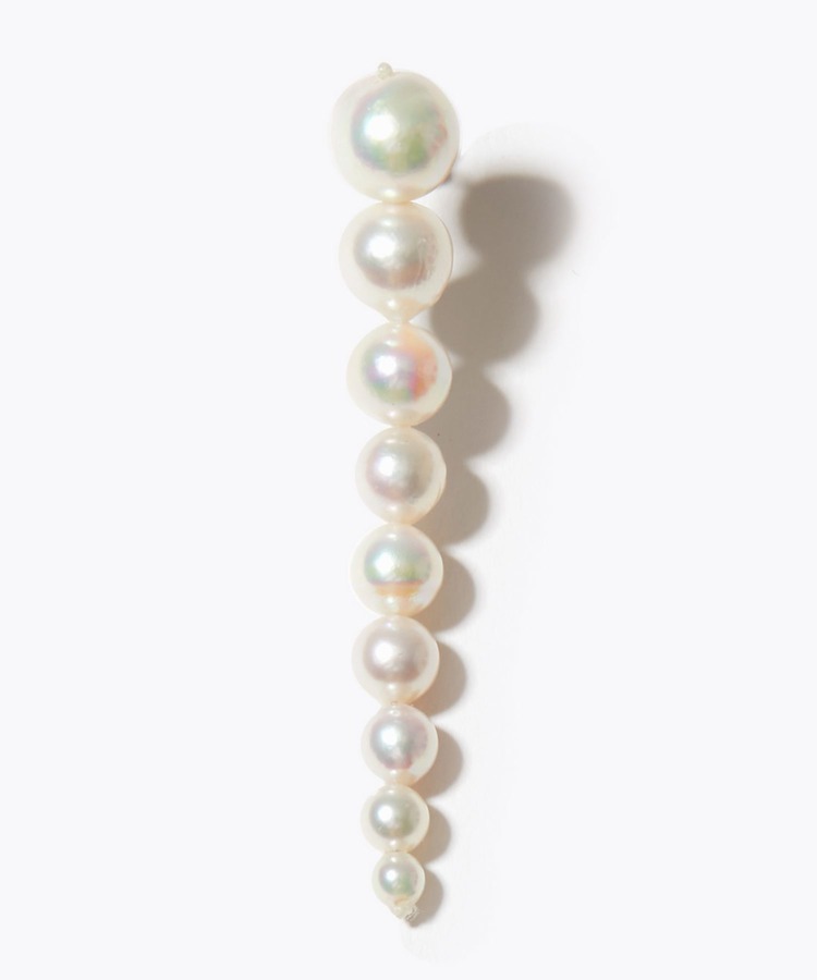 [philia] akoya pearl gradation single pierced earring