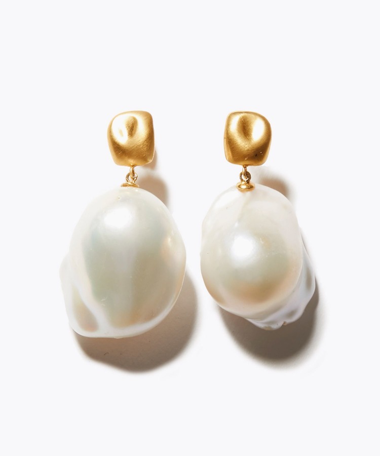 [collaboration] AYUMI HAMAMOTO×ARTIDA OUD baroque pearl pierced earring