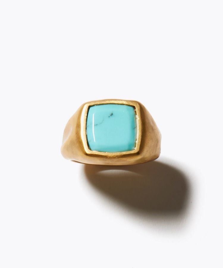[collaboration] AYUMI HAMAMOTO×ARTIDA OUD turquoise signet ring
