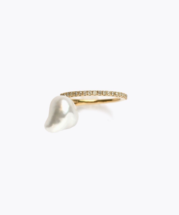 [philia] One of a kind south sea pearl bar ring