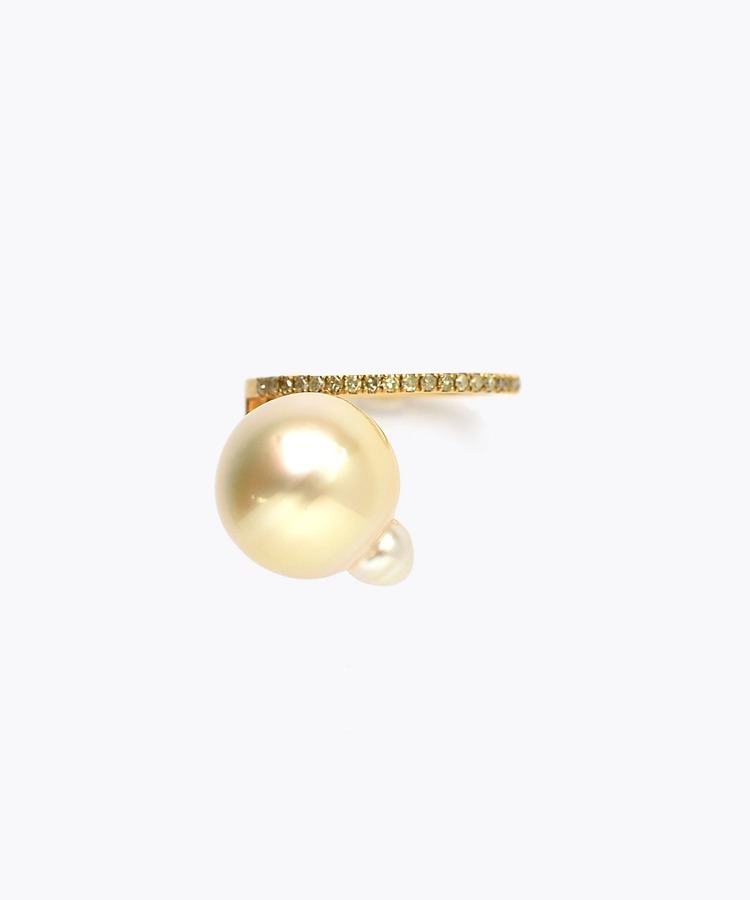 [philia] One of a kind south sea pearl bar ring